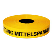 KELMAPLAST Bande de signalisation de tranchée 250 m câble moyenne tension jaune