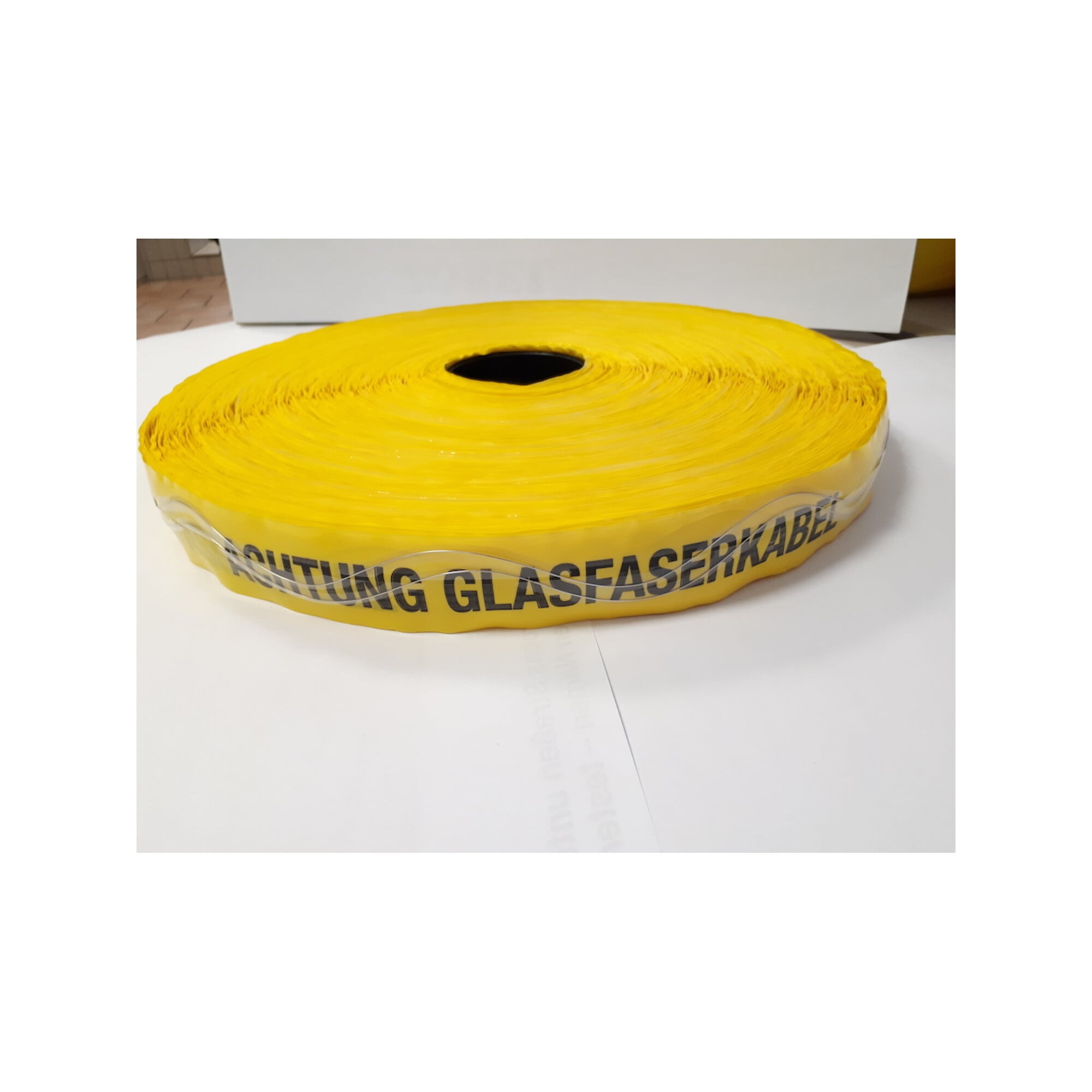 KELMAPLAST Ortungsband 250m Achtung Glasfaserkabel gelb
