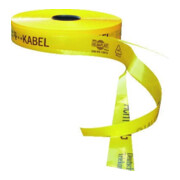 KELMAPLAST Trassen-Warnband 250 m T-Kabel Sollbruchstellen gelb-3
