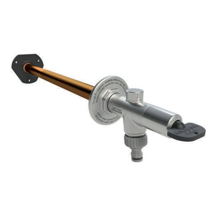 Kemper Außenarmatur FROSTI-PLUS 57403 mit Steckschlüssel DN 15, AG 1/2"