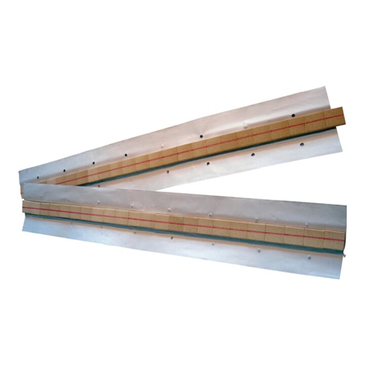 Keramische Badsicherung auf Aluminiumklebeband, rund