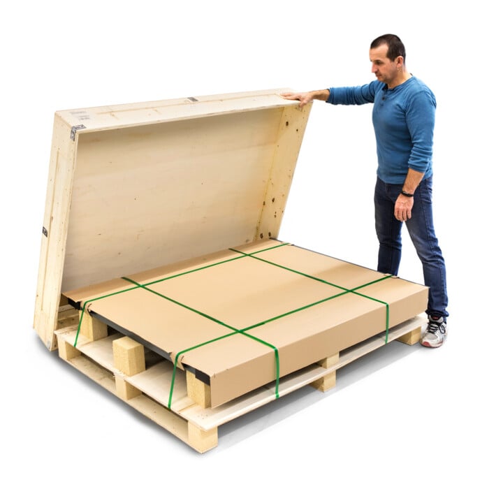Kern Bodenwaage BID 1T-4DM, Wägebereich 600 | 1500 kg, Ablesbarkeit 200 | 500 g