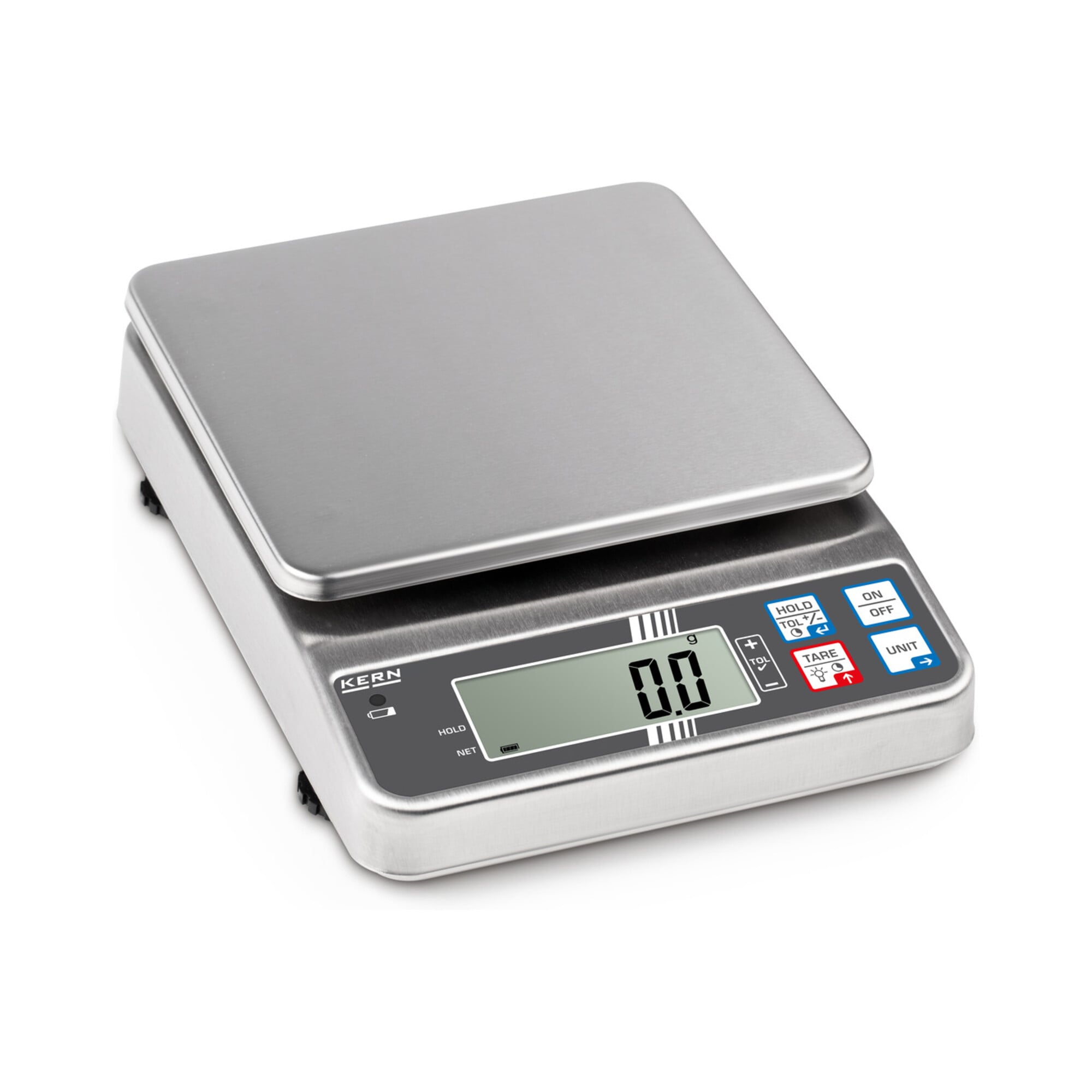 KERN Edelstahl-Tischwaagen FOB 3K1 ; KERN & Sohn