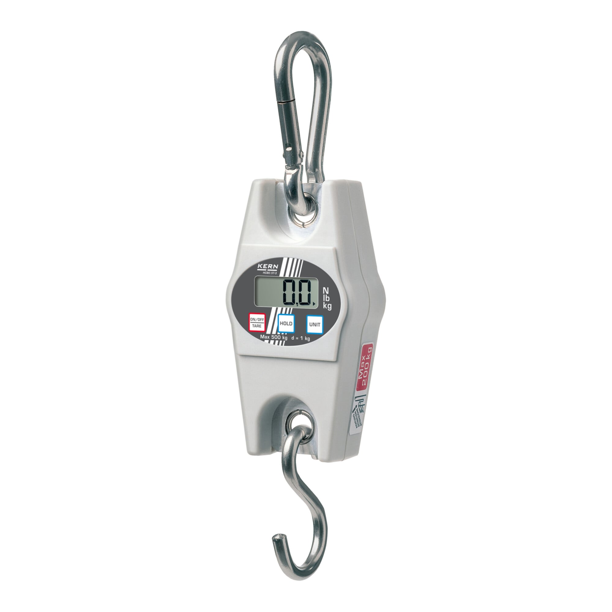 Kern Hängewaage HCB 99K50+C kalibriert, Wägebereich 99 kg, Ablesbarkeit 50 g ; KERN & Sohn