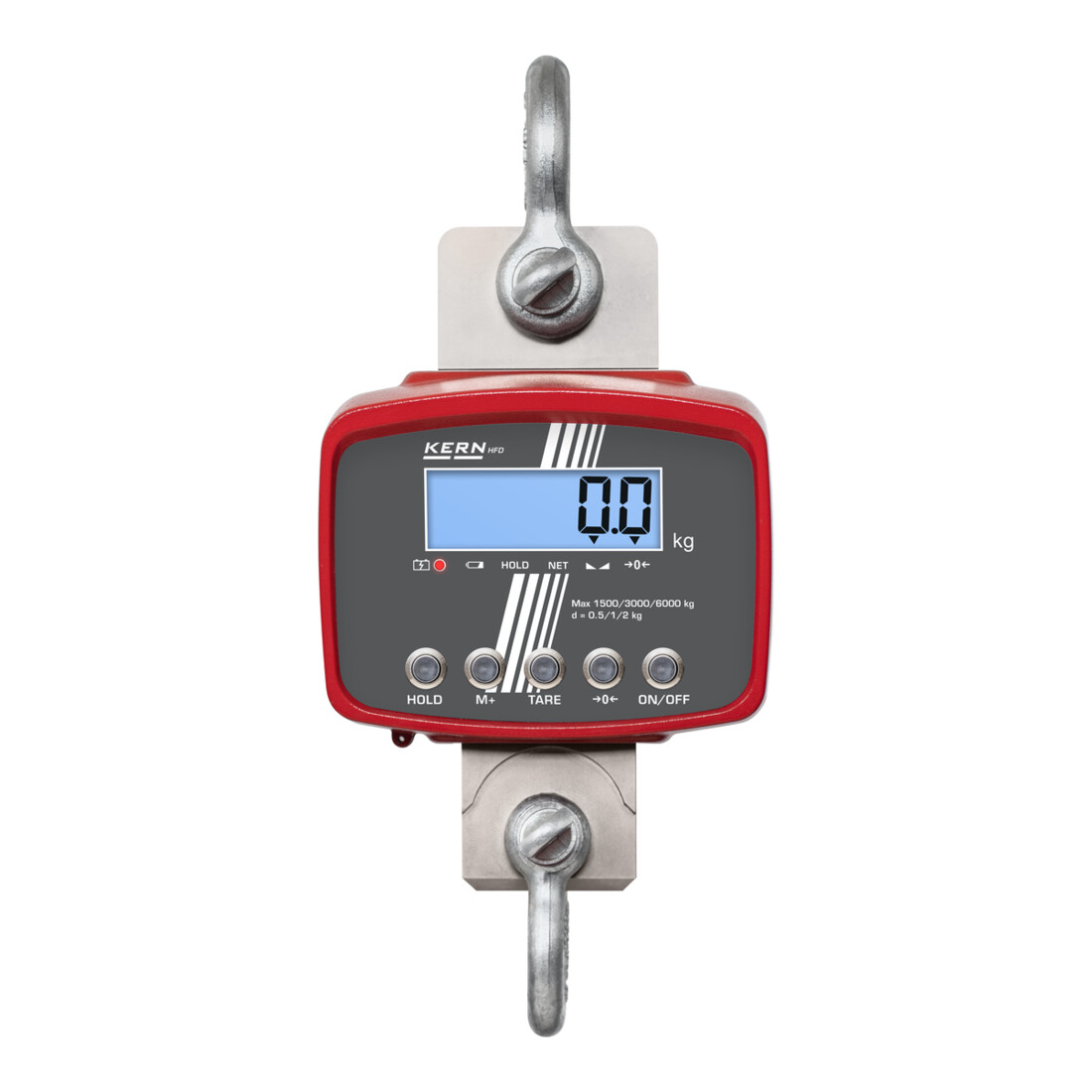 Kern Kranwaage HFD 600K-1+C kalibriert, Max= 150 | 300 | 600 kg, d= 50 | 100 | 200 g