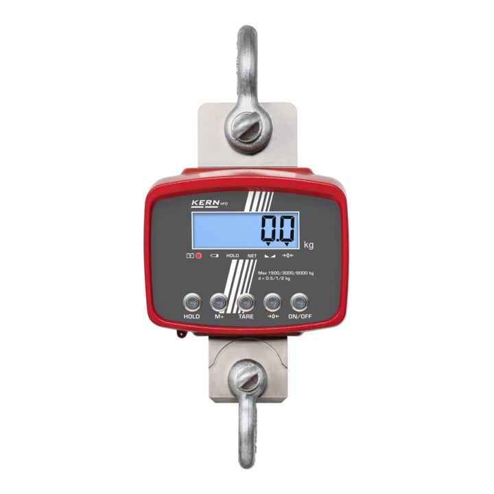 Kern Kranwaage HFD 6T-3+C kalibriert, Max = 1500 | 3000 | 6000 kg, d = 0,5 | 1 | 2 kg