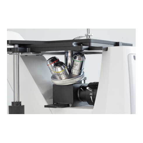 Kern Metallurgisches Mikroskop (Invers) OLM 170, Trino., 5/10/20/50×, 5W LED