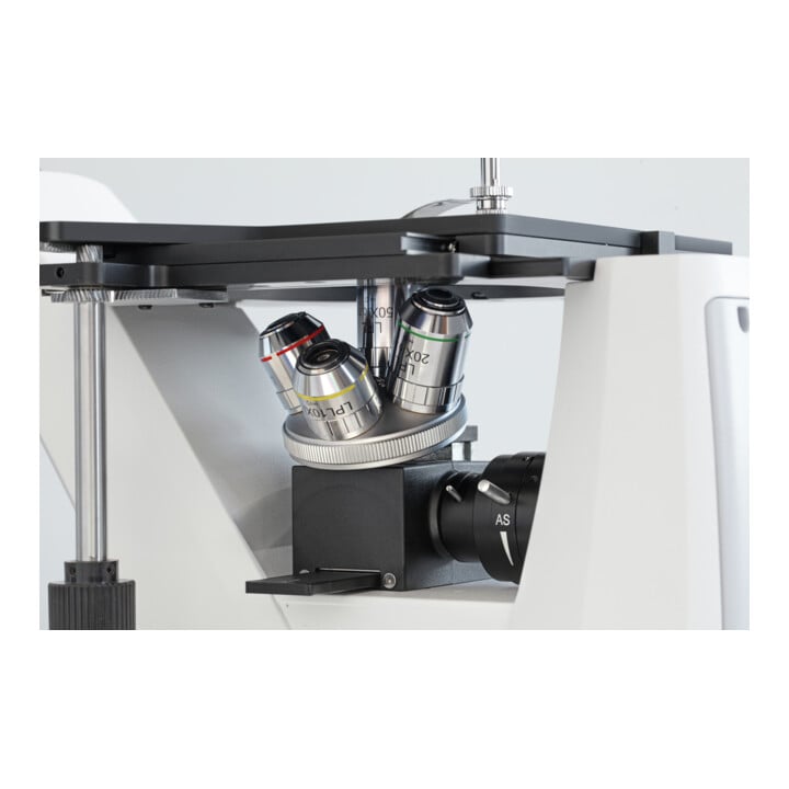 Kern Metallurgisches Mikroskop (Invers) OLM 170, Trino., 5/10/20/50×, 5W LED