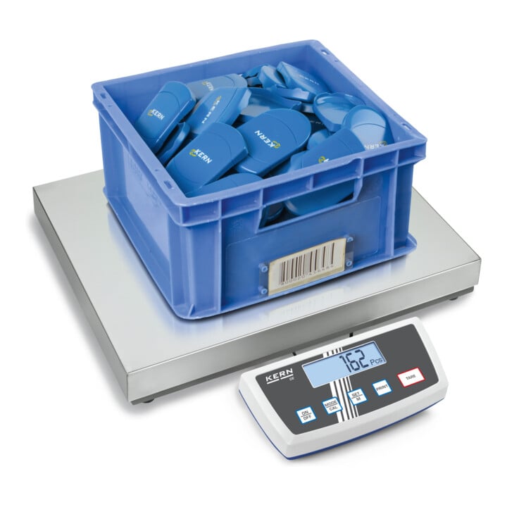 Kern Paketwaage DE 35K5DL+C kalibriert, Wägebereich 15 | 35 kg, Ablesbarkeit 5 | 10 g