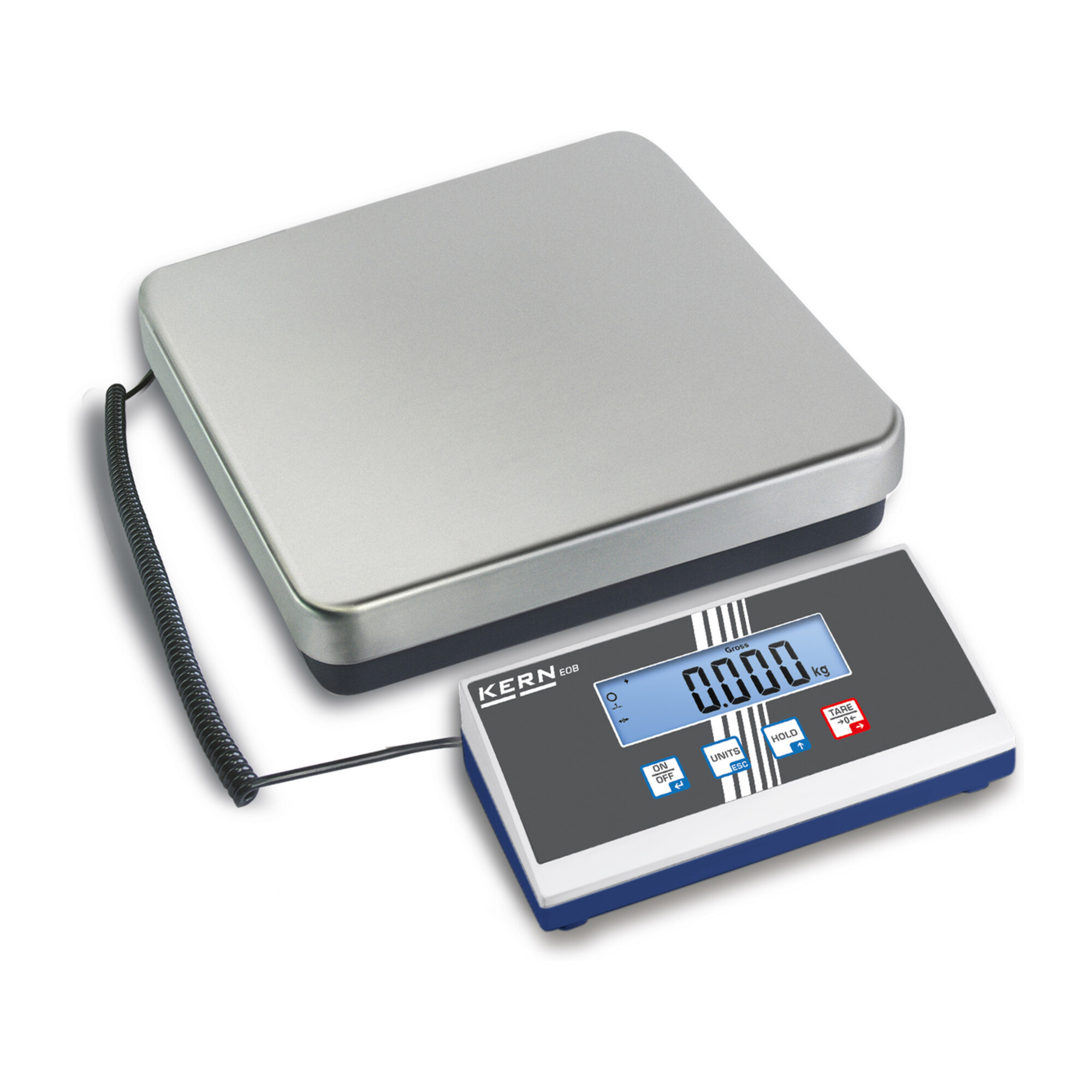 Kern Paketwaage EOB 15K5+C kalibriert, Wägebereich 15 kg, Ablesbarkeit 5 g ; KERN & Sohn