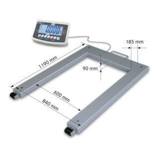 KERN Palettenwaage UFB 1.5T0.5M