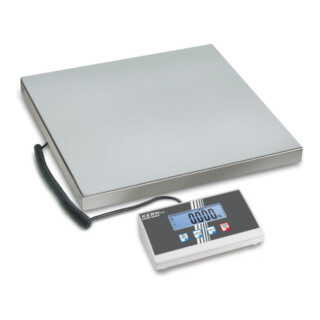 Balance à plate-forme, capacité de pesage 35 kg, précision de lecture 20 g, plate-forme de pesage en acier inoxydable 315x305 mm