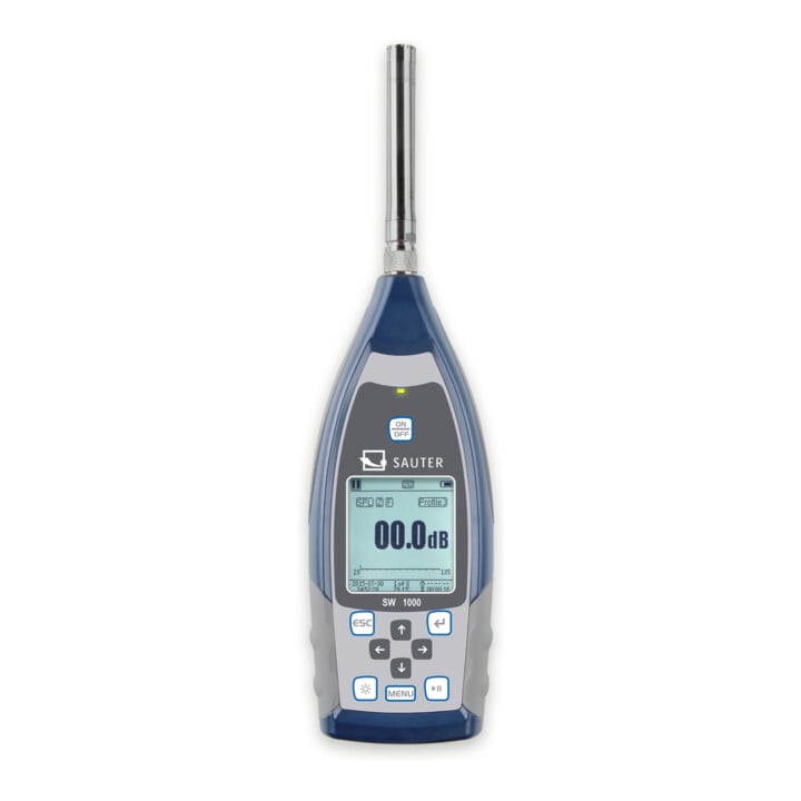 Kern Schallpegelmesser SW 1000, Klasse I, Messbereich 20-134 dB, Ablesbarkeit 0,1 dB