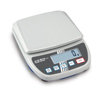 Kern Schulwaage EMS 12K1+C kalibriert, Wägebereich 12000 g, Ablesbarkeit 1 g