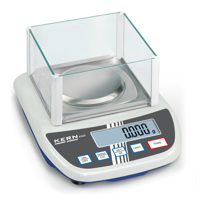 Kern Schulwaage EMS 300-3+C kalibriert, Wägebereich 300 g, Ablesbarkeit 0,001 g