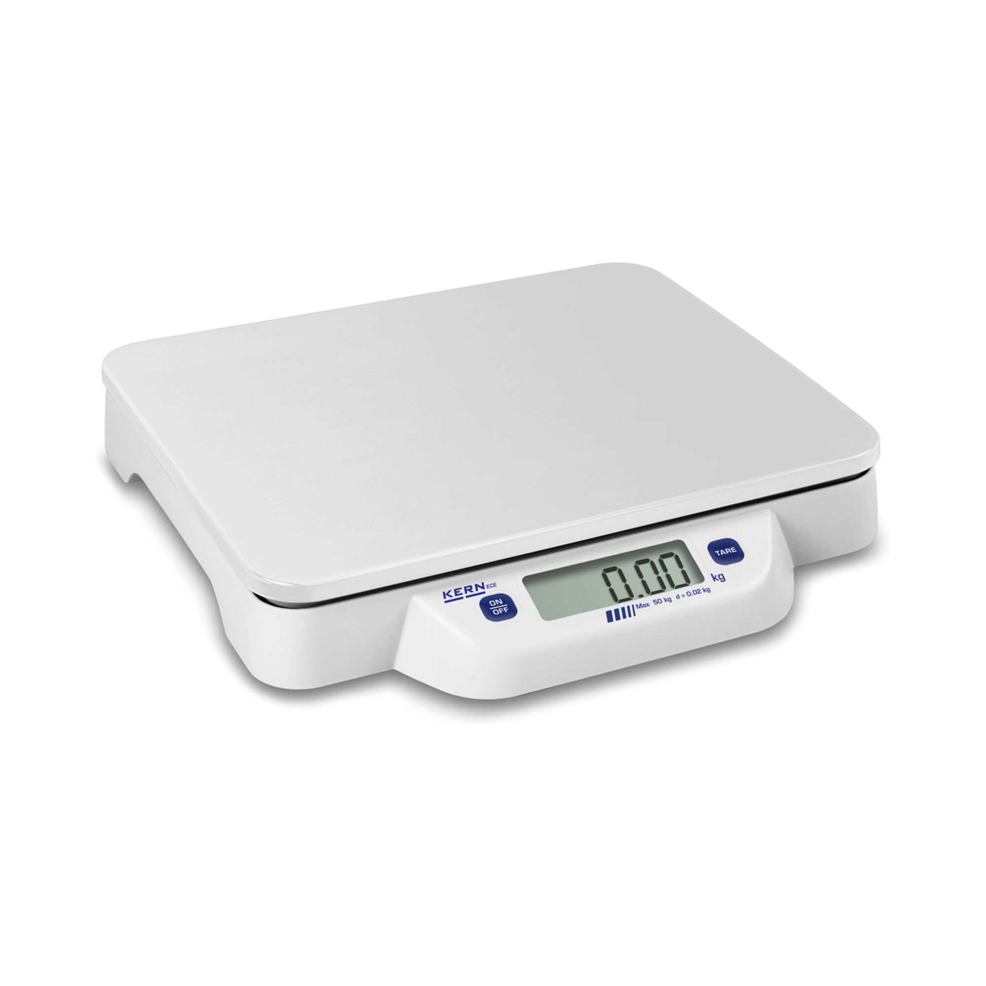 Kern Tischwaage ECE 50K-2N+C kalibriert, Wägebereich 50 kg, Ablesbarkeit 20 g ; KERN & Sohn