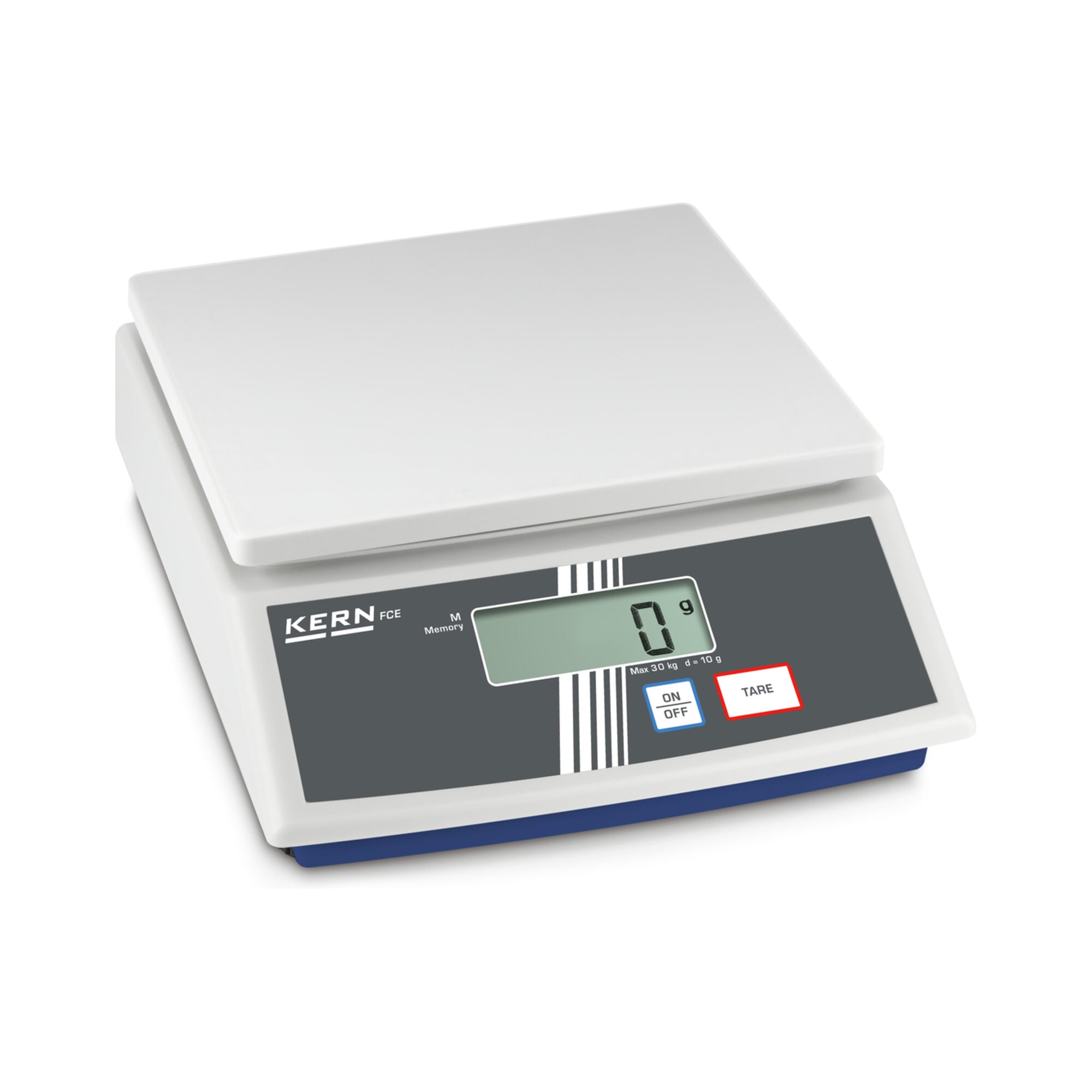 Kern Tischwaage FCE 15K5N+C kalibriert, Wägebereich 15000 g, Ablesbarkeit 5 g ; KERN & Sohn