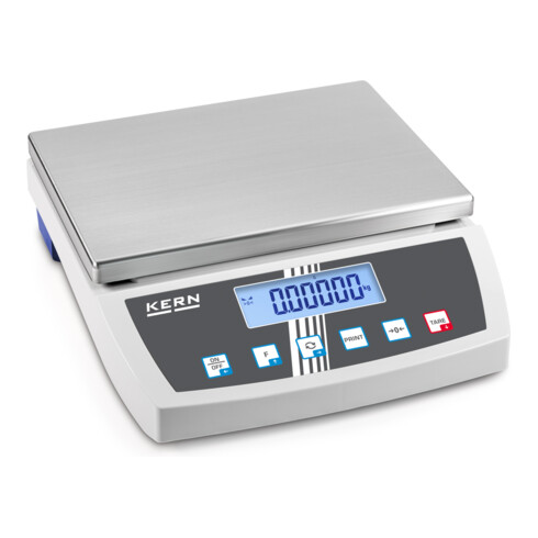 Kern Tischwaage FKB 15K0.5, Wägebereich 15 kg, Ablesbarkeit 0,5 g