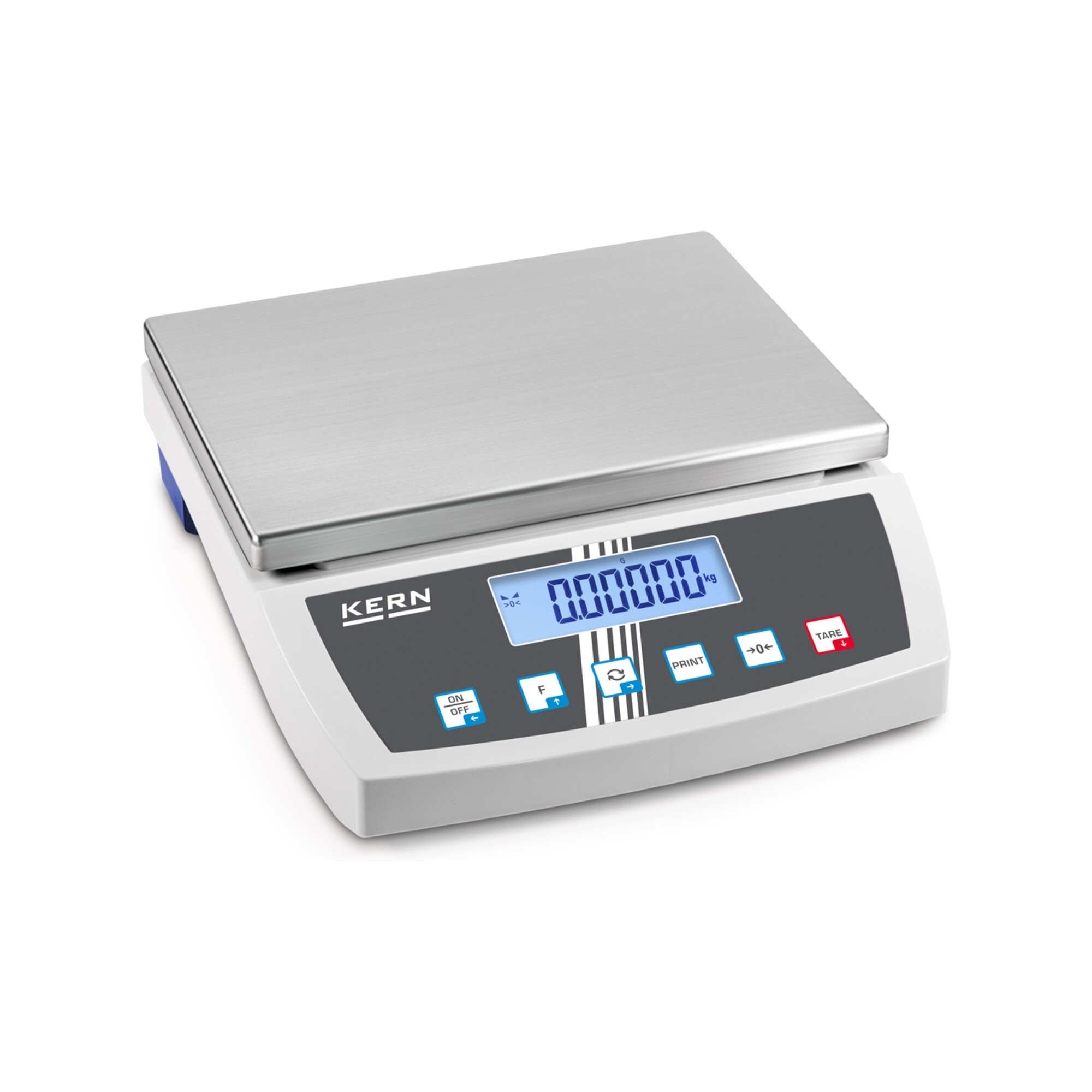 Kern Tischwaage FKB 65K1+C kalibriert, Wägebereich 65 kg, Ablesbarkeit 1 g ; KERN & Sohn