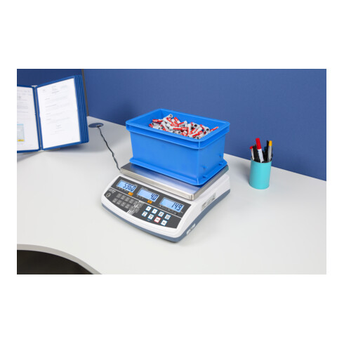 Kern Zählwaage CFS 3K-5+C kalibriert, Wägebereich 3000 g, Ablesbarkeit 0,01 g