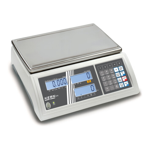 Kern Zählwaage CFS 50K-3+C kalibriert, Wägebereich 50 kg, Ablesbarkeit 1 g