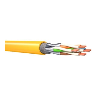 Kerpen Datacom Datenkabel MegaLine F6-90 Kat.7 gelb 4P S/FTP AWG23 SF-Dca-T1000