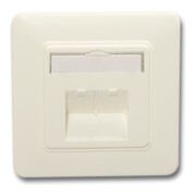 KERPEN DATACOM Prise murale Keystone double RAL9010 LKD9ZQ010110000-1