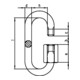 Kettenschnellverschluss Gr. 10 Innen-H.70mm Öffnungs-W. 12,0mm ZN-4