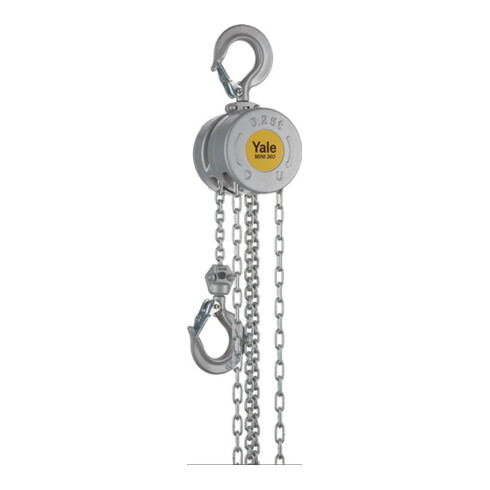 Kettenzug YaleMINI 360 Trgf.250kg Hubh.10m m.Lasthaken YALE