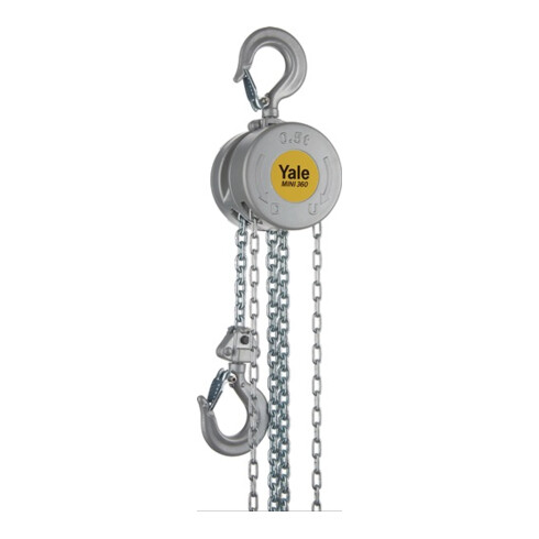 Kettenzug YaleMINI 360 Trgf.500kg Hubh.10m m.Lasthaken YALE