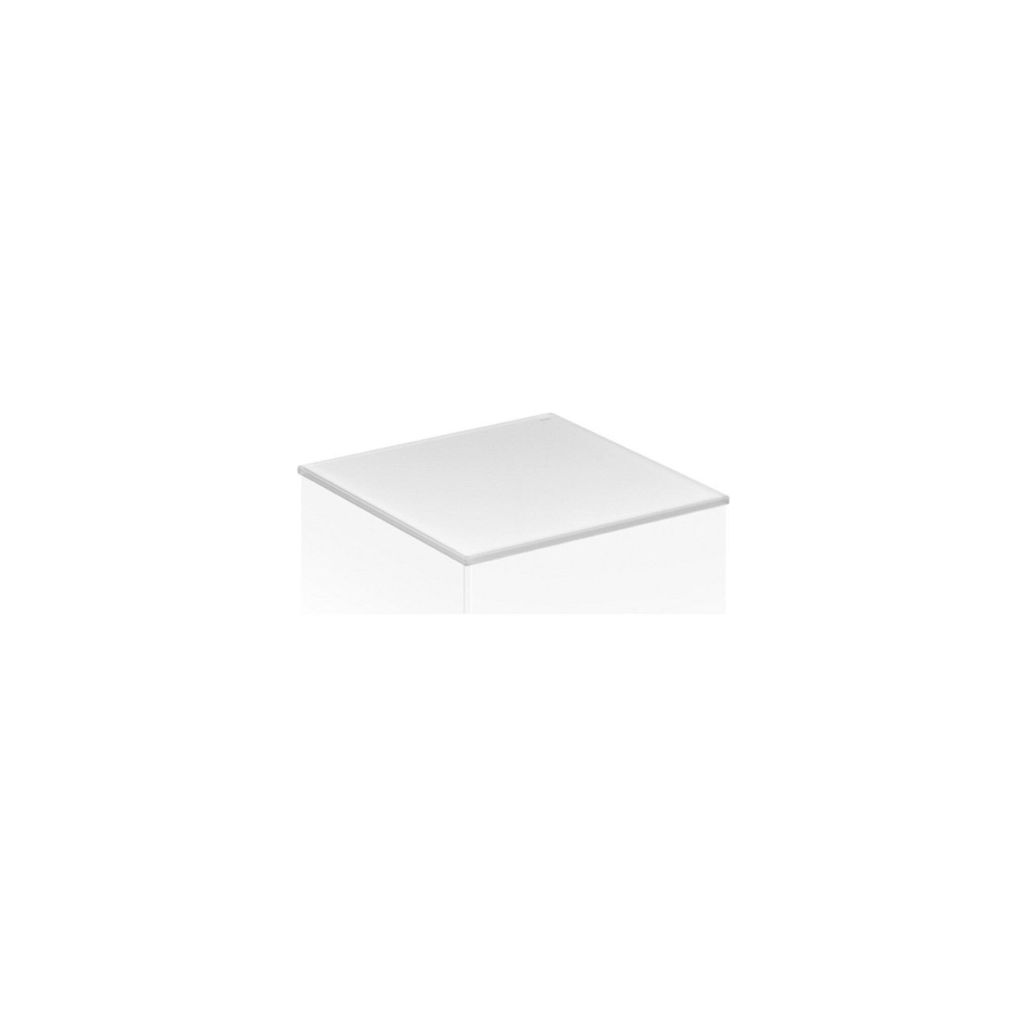 Keuco Abdeckplatte Edition 11 140,2x3x52,4cm, Gl. w, kl, Unters. lack.