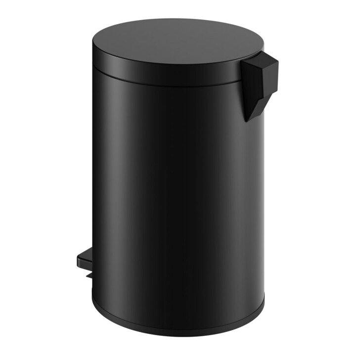 Keuco Abfallbehälter Standmodell, 5 l, schwarz matt