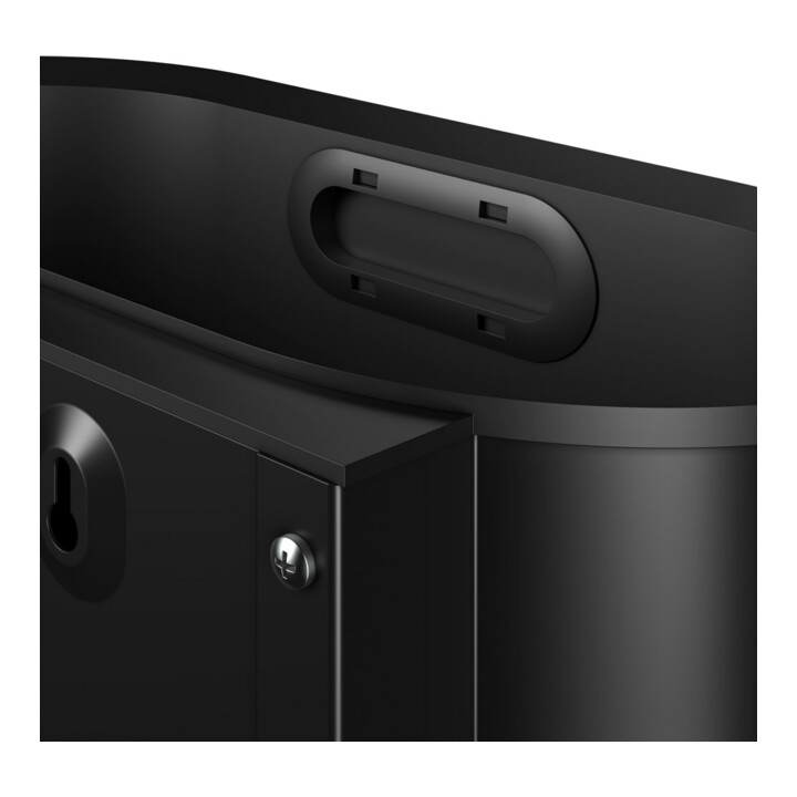 Keuco Abfallsammler Plan modèle mural, 30 l, noir mat