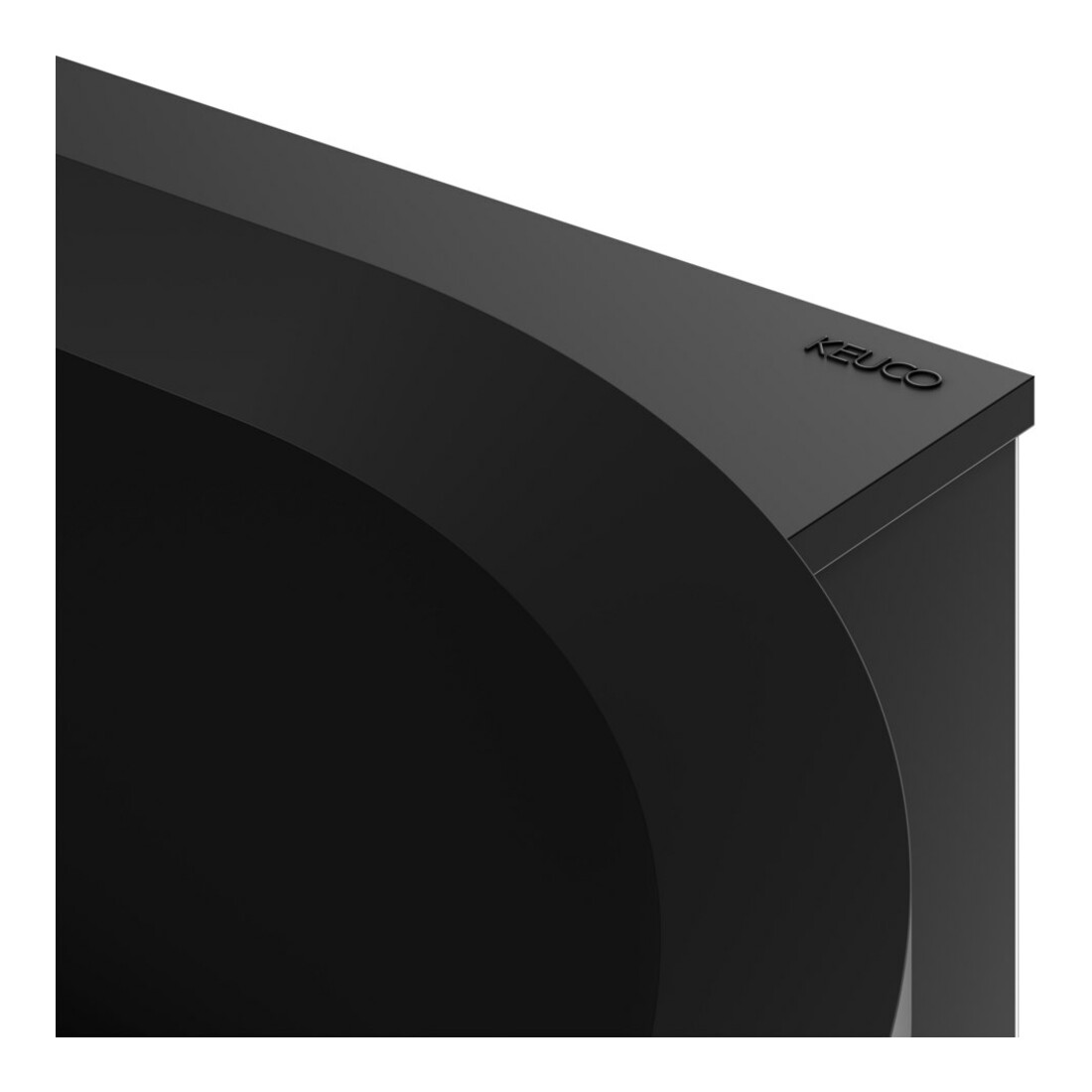 Keuco Abfallsammler Plan modèle mural, 30 l, noir mat