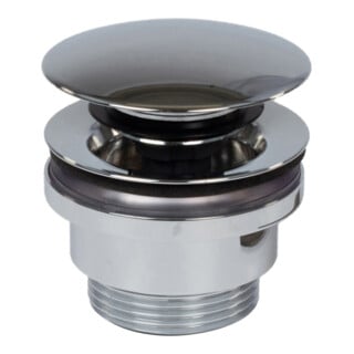 Keuco Ablaufgarnitur Push-Open, G 1 1/4, Aluminium-finish