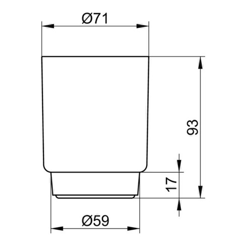 Keuco Acryl-Glas PLAN lose