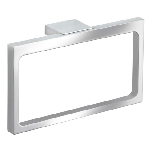 Keuco Anneau porte-serviettes Edition 11 pivotant, chrome noir brossé