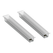 Keuco Applique lavabo, 2 pcs vis de rechange panneau aggloméré 90105 2x 2700 - 6500K 145/157x21,9x16,7mm