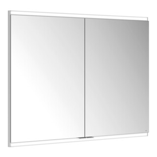 Keuco Armoire à miroir Royal Modular 2.0 1000x700x120mm, sans SD, blanc, 2 portes, éclairée
