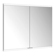 Keuco Armoire à miroir Royal Modular 2.0 1000x700x120mm, sans SD, blanc, 2 portes, éclairée