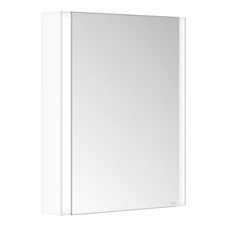 Keuco Armoire de toilette 1 porte Somaris 65x73x13cm, applique, blanc mat