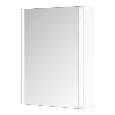 Keuco Armoire de toilette 1 porte Somaris 65x73x13cm, applique, blanc mat