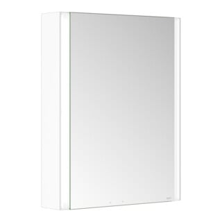 Keuco Armoire de toilette 1 porte Somaris 65x73x13cm, blanc mat, droite