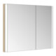 Keuco Armoire de toilette 2 portes Somaris 100x71x11,5 cm, décor œuf, BL, asym.-2