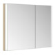 Keuco Armoire de toilette 2 portes Somaris 100x71x11,5 cm, décor œuf, BL, asym.-4