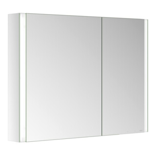 Keuco Armoire de toilette 2 portes Somaris 100x71x12,7 cm, vsp, WV, Hz, asym.