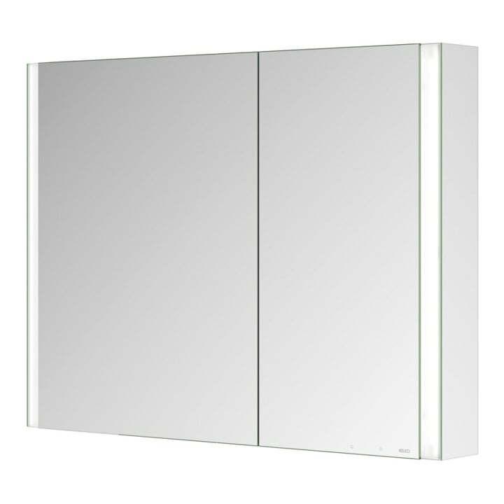Keuco Armoire de toilette 2 portes Somaris 100x71x12,7 cm, vsp, WV, Hz, asym.