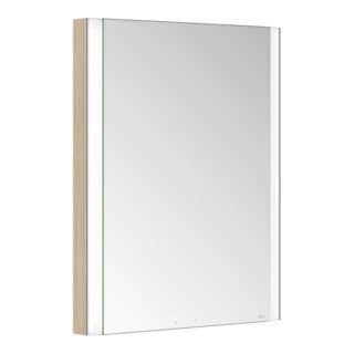 Keuco Armoire miroir 1 porte Somaris 60x71x11,5 cm, BL, H, à droite, éclairage décor.