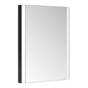 Keuco Armoire miroir 1 porte Somaris 60x71x11,5 cm, BL, H, raccord dr, noir mat-2