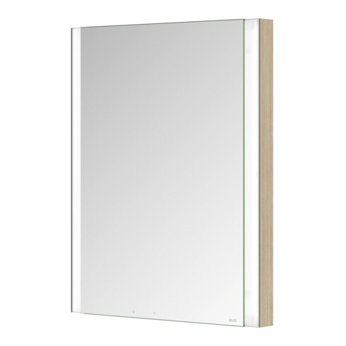 Keuco Armoire miroir 1 porte Somaris 60x71x11,5cm, BL, Connexion gauche, décor œuf